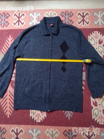 Суичър с цип (без качулка) – размер L