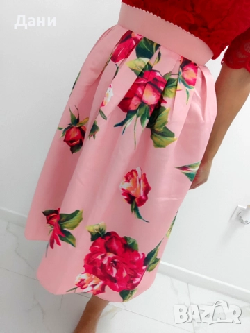 пола сатен миди дължина 34рр, снимка 9 - Поли - 52561650