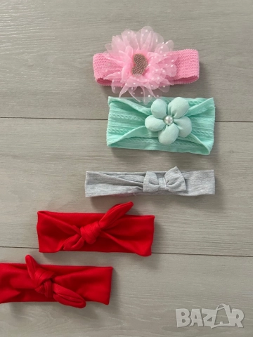 Бебешки диадеми 12бр за 9лв, снимка 6 - Шноли, диадеми, ленти - 52051758