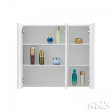 Шкаф за баня с огледало WFBS-BC-0062WH, снимка 8 - Шкафове - 38952448