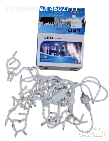 Коледни лампички тип "Падащ сняг", снимка 3 - Декорация за дома - 51983013