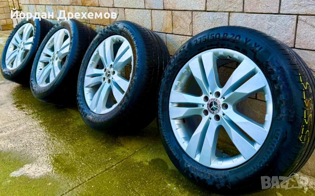 Оригинални Джанти 20” за Mercedes Gl,GLS,ML,GLE с летни гуми Continental Premium Conntact6, снимка 3 - Гуми и джанти - 53403762