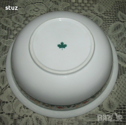 Порцеланова купа с коледни мотиви, нова, снимка 5 - Аксесоари за кухня - 52589406