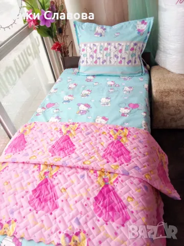 Детско Памучно спално бельо Стич,Спайдермен, Пепа пиг,Пес Патрул,Ана и Елза, снимка 7 - Спално бельо и завивки - 32697262
