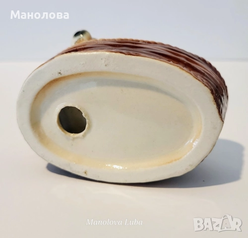 Винтидж японски порцеланова фигурка, кученца Шпаньол, снимка 7 - Колекции - 52437910