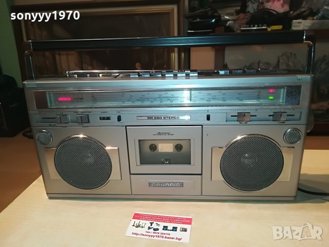 grundig rr 650-колекционерски внос germany 2208211129, снимка 2 - Радиокасетофони, транзистори - 33885765