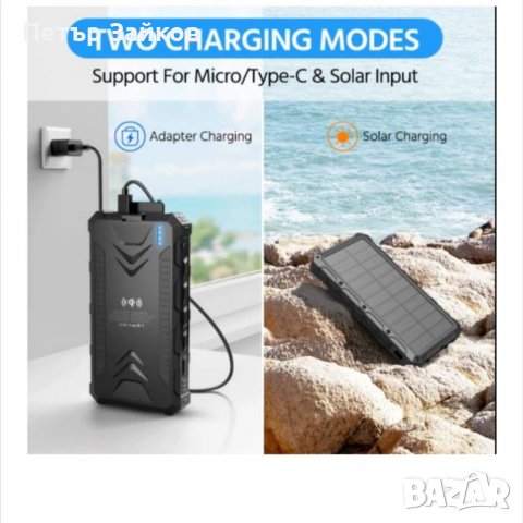 Външна батерия Solar Powerbank, 36000 mAh, снимка 4 - Друга електроника - 40140722