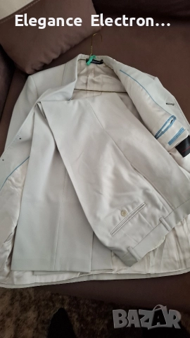 Дамски костюм Teodor – светъл цвят, размер 44, снимка 4 - Костюми - 52910870