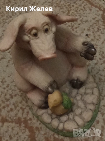 Статуетка прасе 51703, снимка 7 - Антикварни и старинни предмети - 52044112