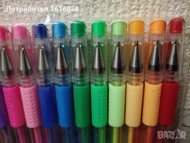 Комплект 36 цветни гел химикали. , снимка 5 - Ученически пособия, канцеларски материали - 49551678
