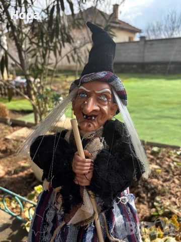 Настолна Баба Яга 55см., снимка 14 - Статуетки - 53267446