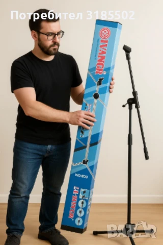 Стойка за микрофон, WD-800, снимка 4 - Микрофони - 50879431