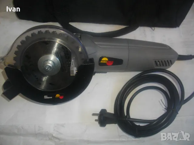 НОВ ЕЛЕКТРИЧЕСКИ ДВОЕН НОЖОВ ТРИОН С ВЪРТЯЩ ЛАЗЕР ПЪЛЕН КОМПЛЕКТ STARTWIN Inverso 125 В ПЛАТОВ САК, снимка 6 - Измервателни инструменти - 49069033