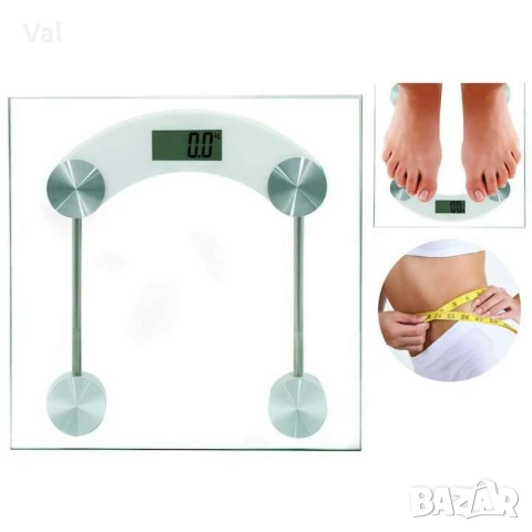 Дигитален кантар, батерия, LCDекран, 180кг, снимка 2 - Електронни везни - 53847613