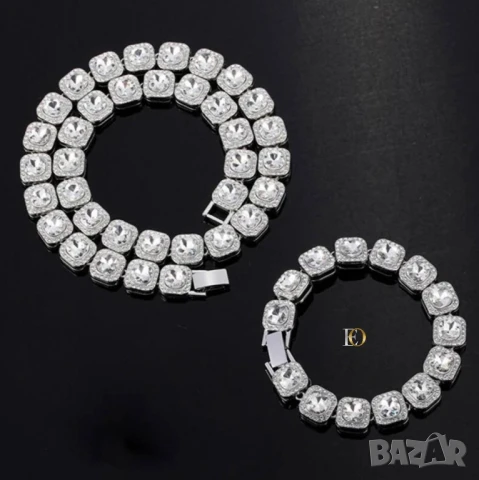 унисекс колие и гривна от оригинална стомана , снимка 4 - Колиета, медальони, синджири - 50870688