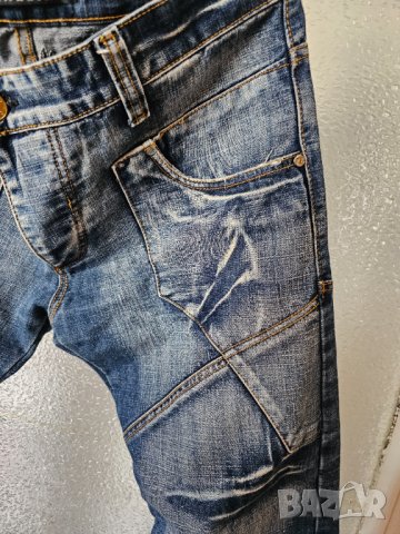 Зверски готини  мъжки дънки NATBLUE с ангелски крила - уникален модел за ценители  ангел, снимка 5 - Дънки - 41796222