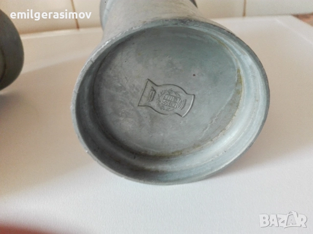 Три вази и две метални халби., снимка 17 - Други стоки за дома - 17406434