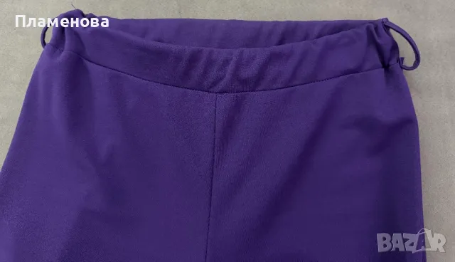 Дамски панталон с широки крачоли - S/ M, снимка 2 - Панталони - 48908643