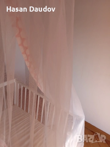 Бебешко легло-люлка, балдахин и обиколник, снимка 5 - Кошарки - 53580441