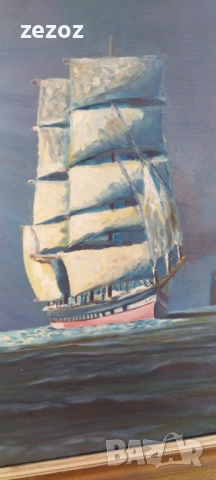 Картина масло Маринизъм, снимка 3 - Картини - 53105699