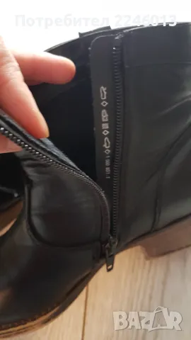 Боти естествена кожа-35номер, снимка 3 - Дамски боти - 48779946