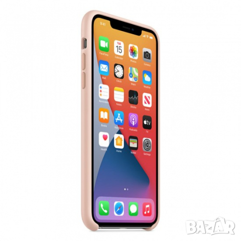 Силиконов калъф гръб кейс Silicone Case за Apple - iPhone 11 (6.1), Пепел от рози, снимка 2 - Калъфи, кейсове - 36481140