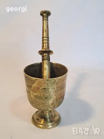  стар месингов хаван   16/4, снимка 2 - Аксесоари за кухня - 49001938