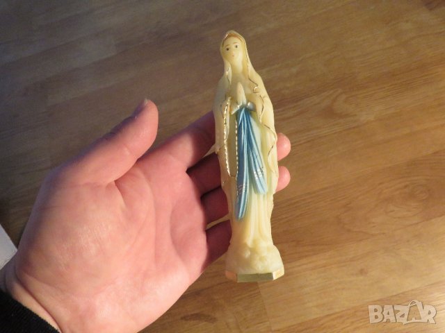 Старинна скулптура Богородица, Дева Мария, Светата майка, майката на Исус Религия, снимка 2 - Антикварни и старинни предмети - 34452924