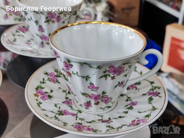 Руски порцелан чаши за кафе ЛФЗ , снимка 6 - Колекции - 50253746