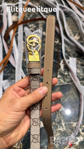 колани от естествена кожа в кутия Gucci , снимка 6 - Колани - 52415914