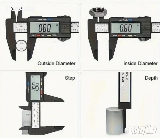Дигитален шублер, снимка 8 - Аксесоари и консумативи - 51830312
