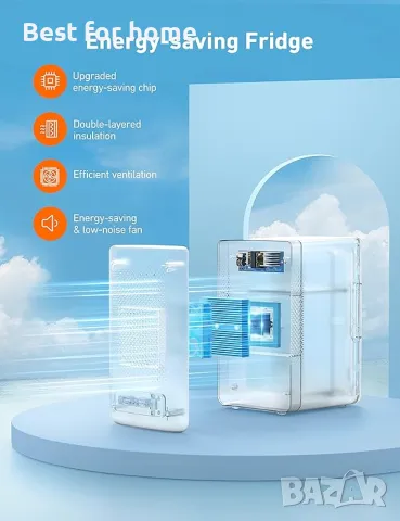 Преносим мини хладилник AstroAI, снимка 6 - Хладилници - 50178074