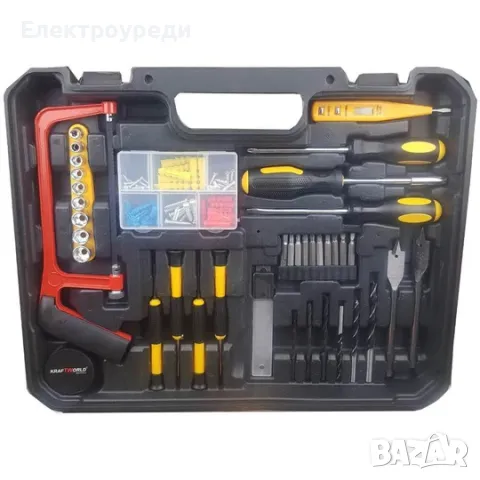 Aкумулаторен Ударен Винтоверт 36V 111 части с 2 батерии в куфар 8 ампера, снимка 3 - Винтоверти - 47620101