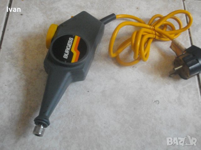 Ел.Гравьорка-Английска-За Гравиране Върху Повърхности-Старо Качество-Почти Нова-BURGESS ENGLAND-2 Ск, снимка 4 - Инструменти за гравиране - 41467135