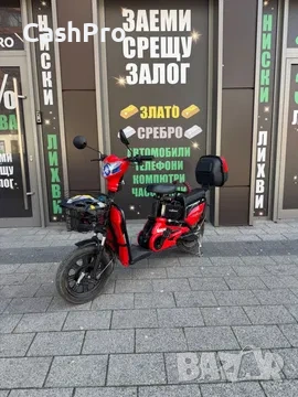 Електрически скутер / велосипед MAXMotors (червен)