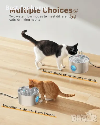 Фонтан за пиене на вода за котки, снимка 6 - За котки - 50304504