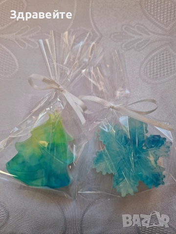 Глицеринови коледни ароматни сапунчета 