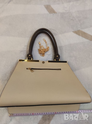 Дамска чанта VERA PELLE. , снимка 6 - Чанти - 36370852