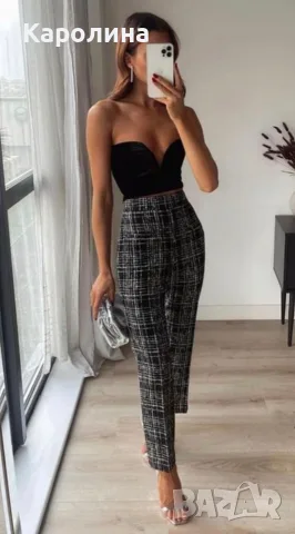 ZARA дамски нов панталон,букле 