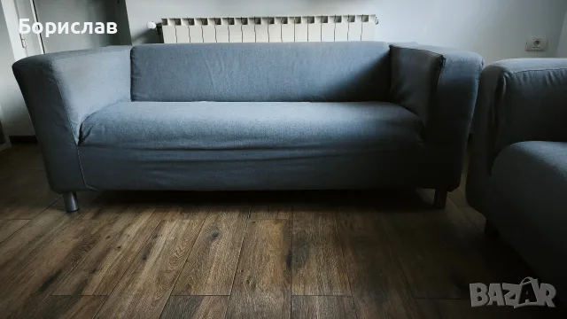 Двуместен диван Ikea Klippan, снимка 4 - Дивани и мека мебел - 55977538