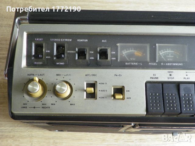 Стерео касетофон Crown Studio Professional, снимка 4 - Радиокасетофони, транзистори - 41926752