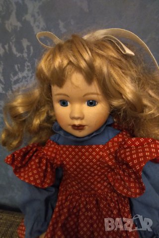 Порцеланова кукла стара ръчна изработка , снимка 5 - Колекции - 34145877