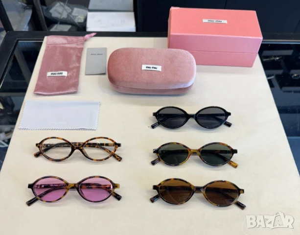 очила с черен обикновен калъф и ув защита miu miu chanel 