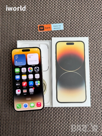 КАТО НОВ❗️ iphone 14PRO MAX ❗️Лизинг от 15E/мес ❗️MAX Gold златен, снимка 9 - Apple iPhone - 53455017