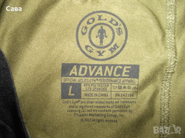 Бермуди NIKE,GOLD,S GYM  дамски,М-Л, снимка 2 - Спортни екипи - 51160796