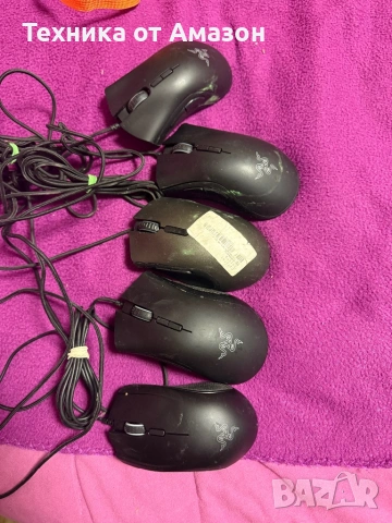 5 броя Геймърски мишки! Razer - DeathAdder Essential, 