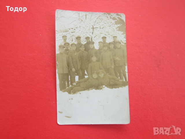 Стара снимка войник войници 1 световна война, снимка 5 - Колекции - 36070453