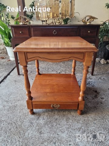 Уникална антикварна дизайнерска шведска масичка , снимка 2 - Антикварни и старинни предмети - 42420125