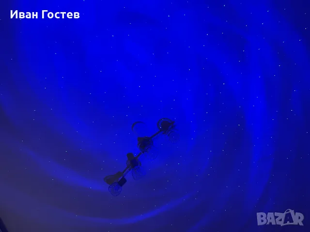 LED Прожектор "Звездно небе" Galaxy Star Projector + Bluetooth фонов говорител и дистанционно, снимка 5 - Прожектори - 55787357