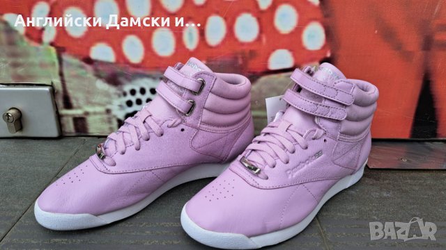 Английски дамски кецове естествена кожа-REEBOK , снимка 5 - Кецове - 40605703